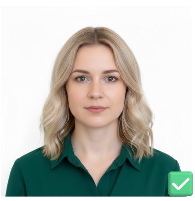  the official US Department of State standards for head alignment and scale